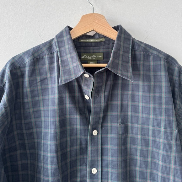 Eddie‎ Bauer Men’s Button Down Shirt - XL Tall - Picture 2 of 3